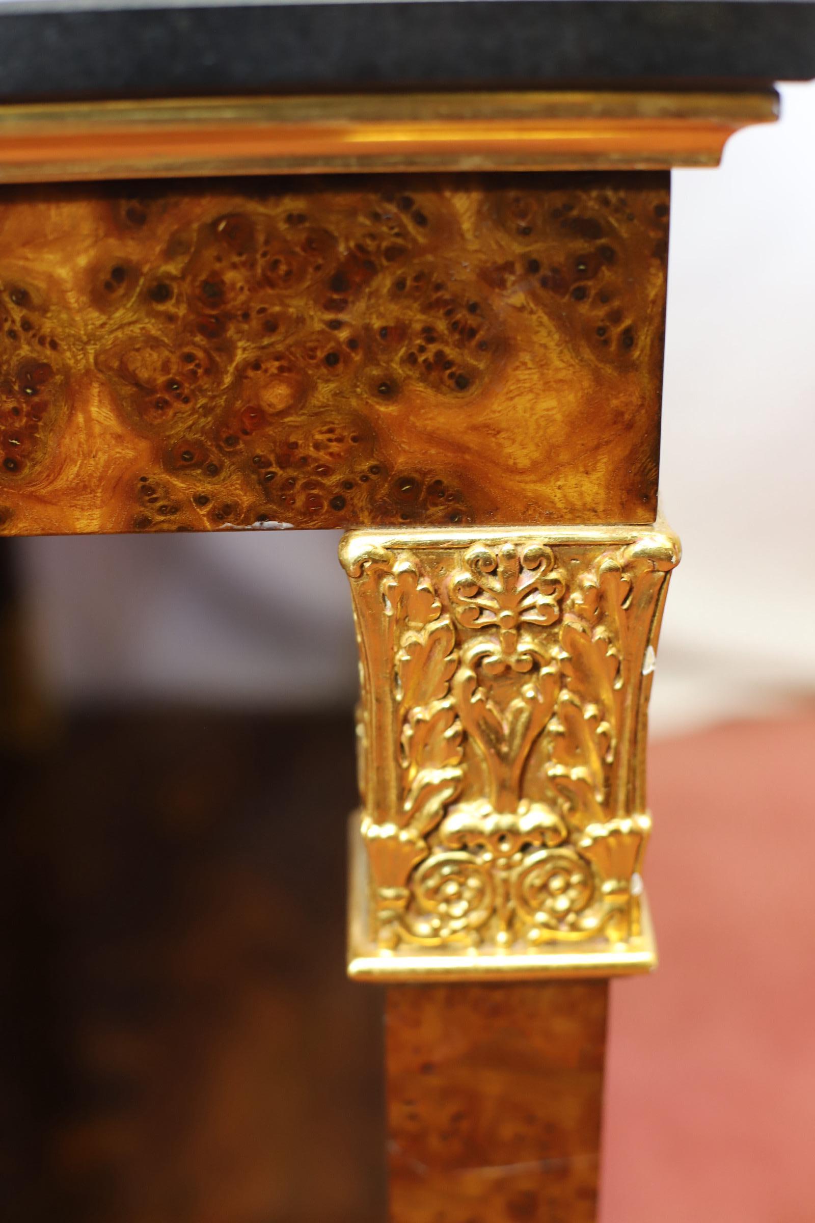 Preciosa Mesa Consola Estilo Imperio Francés en venta 9