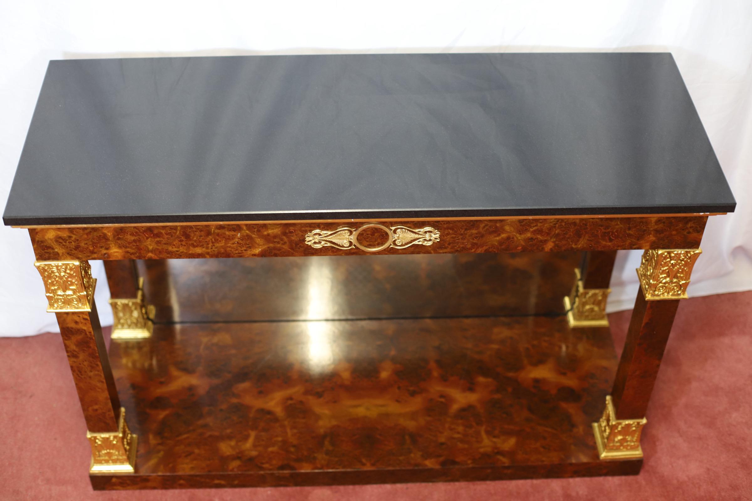 Preciosa Mesa Consola Estilo Imperio Francés en venta 2
