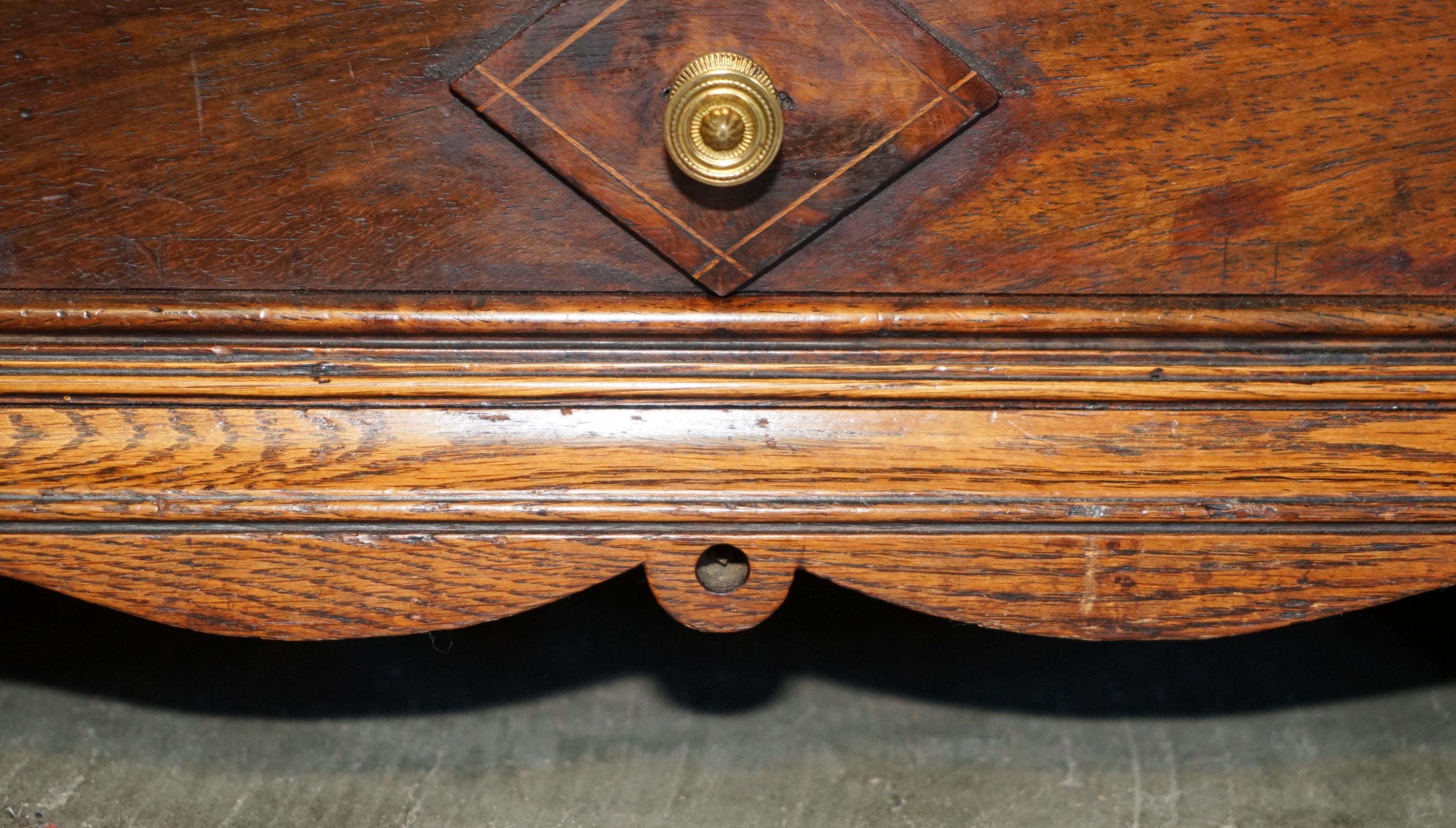 LOVELY FULLY RESTORED ANTIQUE JACOBEAN REVIVAL HAND CARVED SIDEBOARD CUPBOARDs For Sale 2