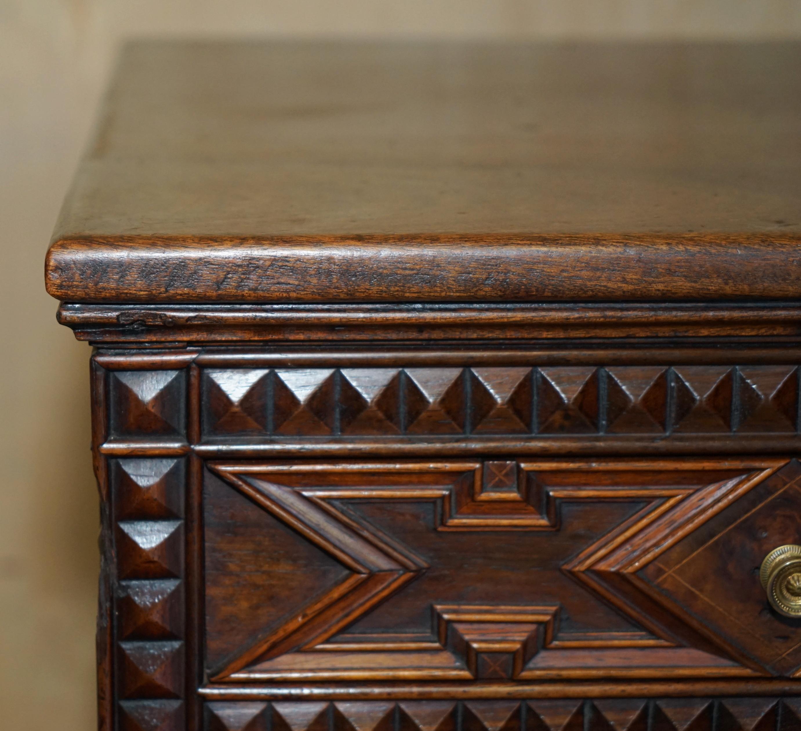 Jacobean LOVELY FULLY RESTORED ANTIQUE JACOBEAN REVIVAL HAND CARVED SIDEBOARD CUPBOARDs For Sale