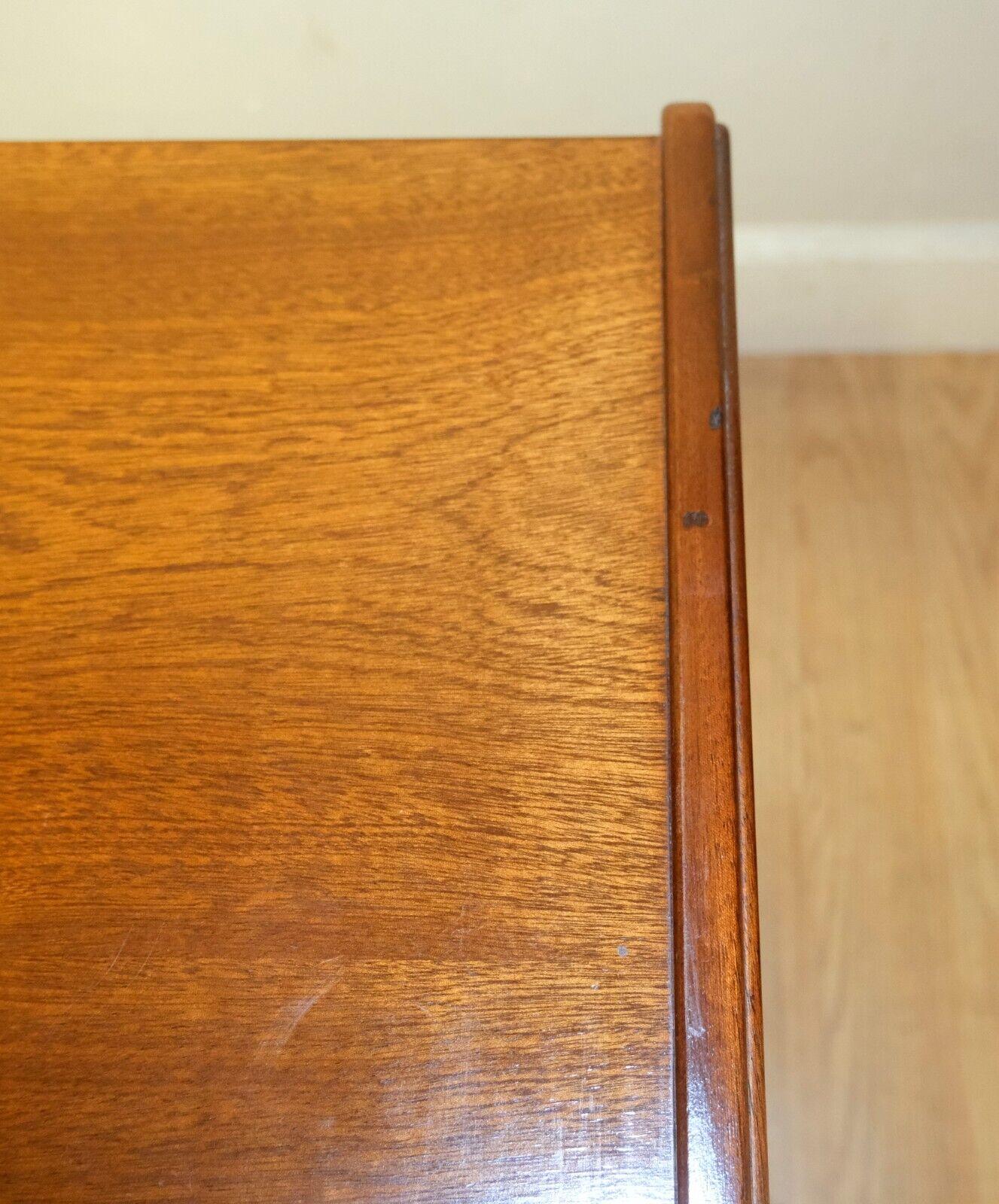 Lovely G Plan Art Deco Teak Set of Three Side End Nest Tables For Sale 4