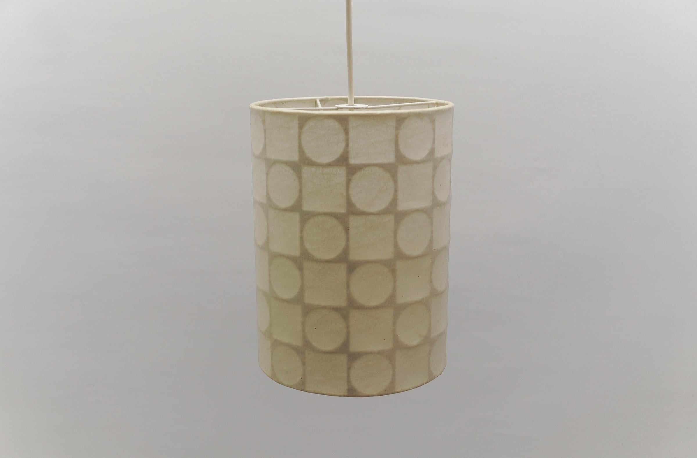 Schöne geometrische Cocoon-Hängelampe von Goldkant Leuchten, 1960er Jahre, Deutschland im Angebot 4