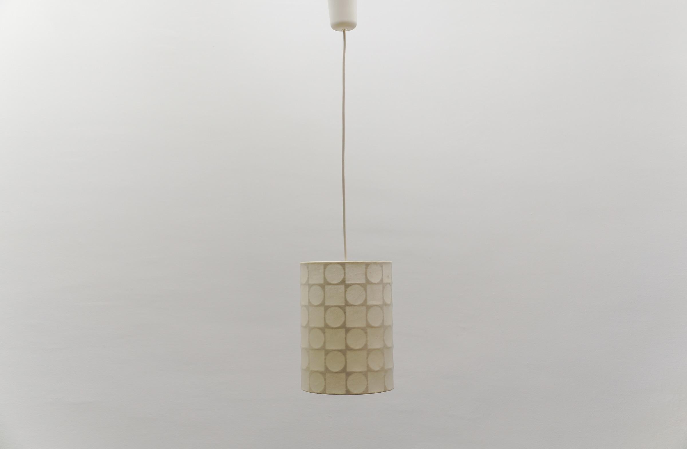 Schöne geometrische Cocoon-Hängelampe von Goldkant Leuchten, 1960er Jahre, Deutschland im Angebot 6