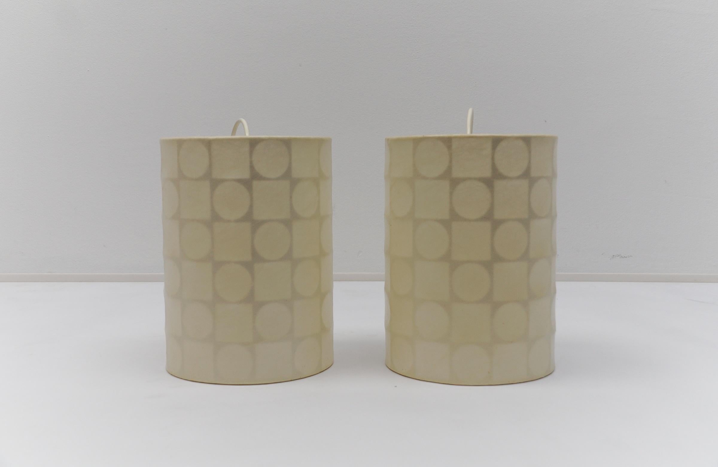 Schöne geometrische Cocoon-Hängelampe von Goldkant Leuchten, 1960er Jahre, Deutschland im Angebot 7