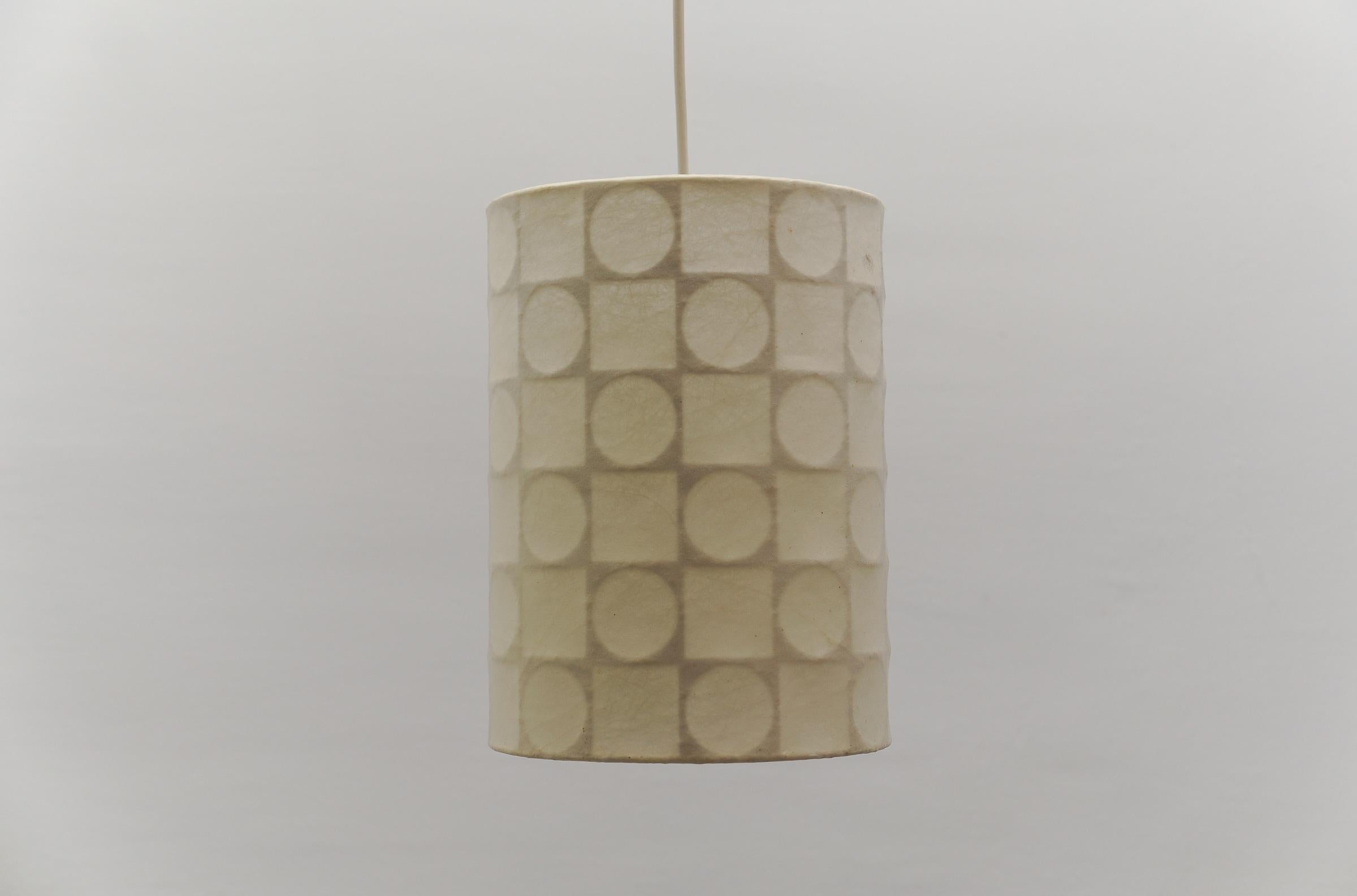 Schöne geometrische Cocoon-Hängelampe von Goldkant Leuchten, 1960er Jahre, Deutschland im Angebot 1
