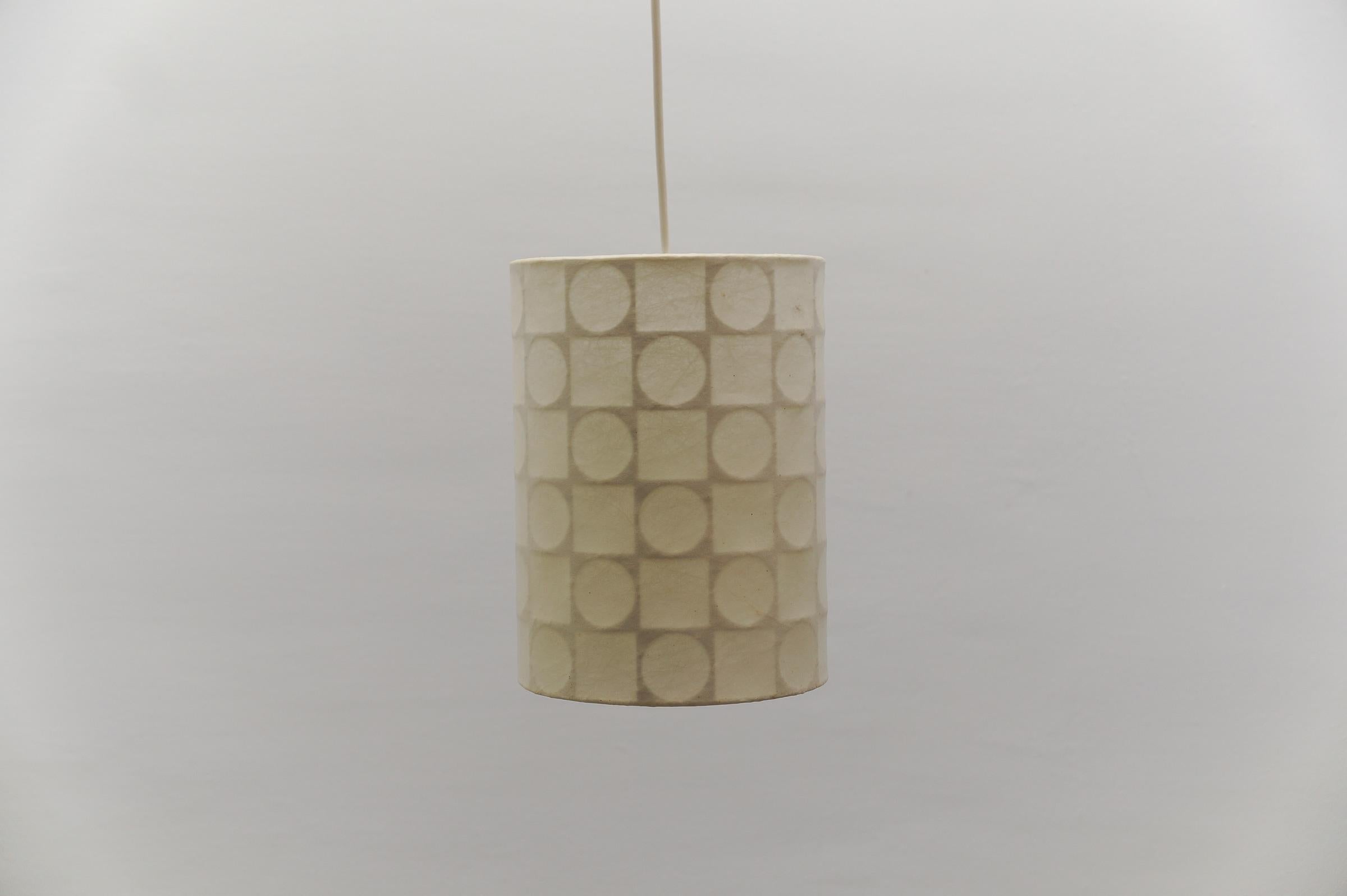Schöne geometrische Cocoon-Hängelampe von Goldkant Leuchten, 1960er Jahre, Deutschland im Angebot 3