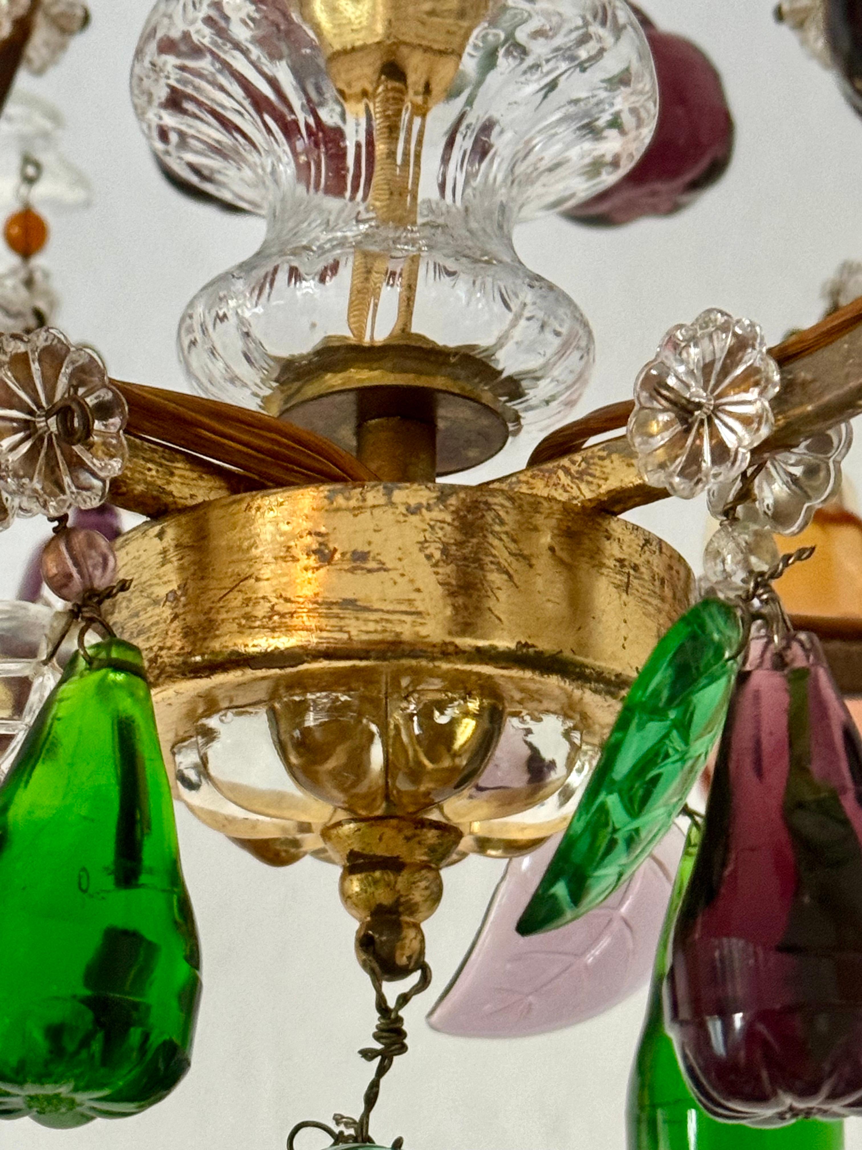 Lovely Gilt Iron and Glass 