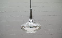 Lovely Glass Ceiling Lamp by Peill & Putzler, 1970s