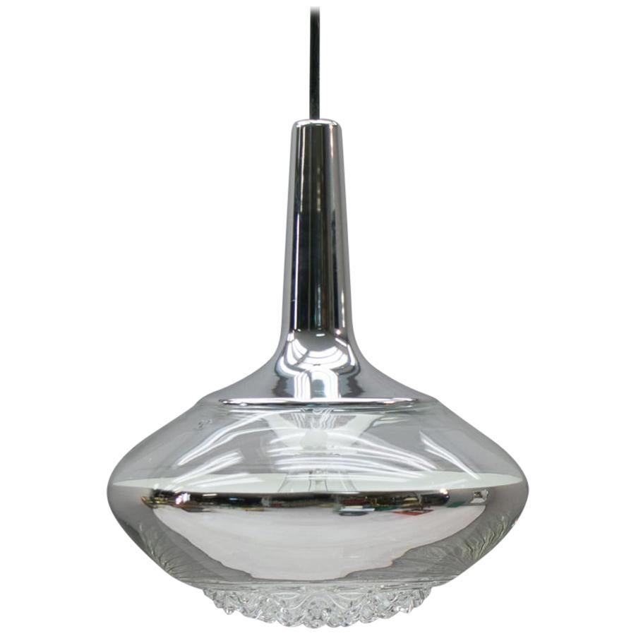 Joli plafonnier en verre de Peill & Putzler, 1970 en vente
