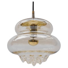 Retro Lovely Glass Drops Ceiling Lamp by Peill & Putzler, 1970s