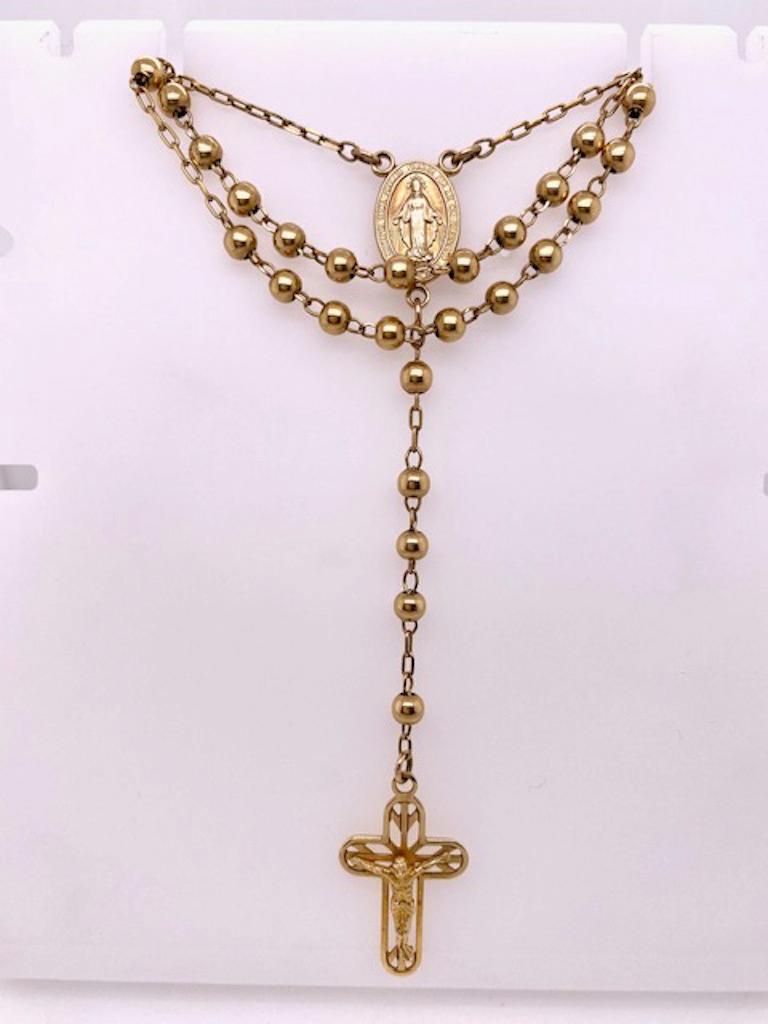 Lovely Gold Rosary For Sale at 1stDibs gold rosaries for sale, 14k