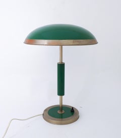 Lovely Green Desk Lamp, Attributed Harald Notini - Böhlmarks