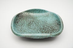 Lovely Green Studio Ceramic Plate by Wilhelm & Elly Kuch, 1960s, Germany