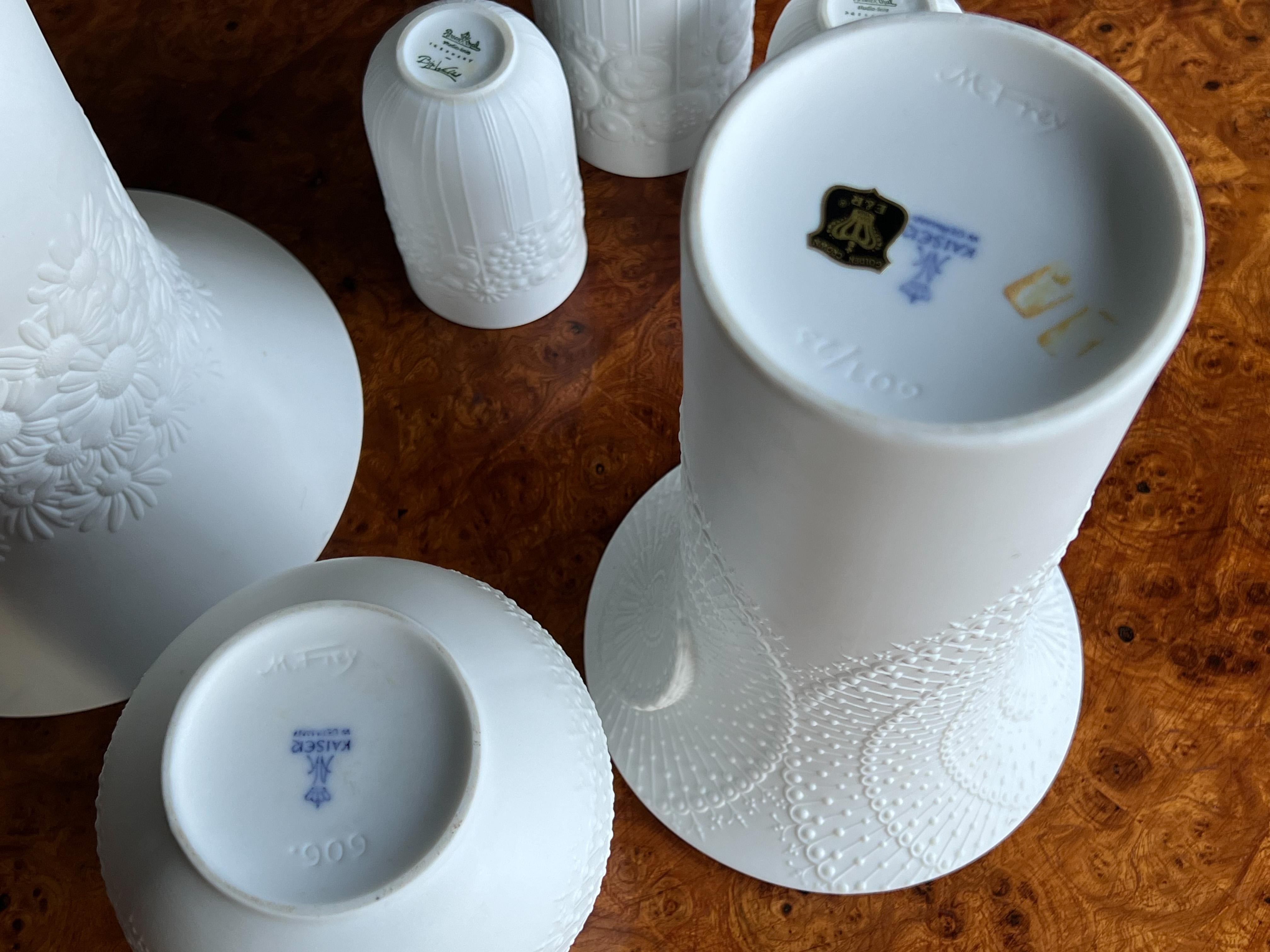 Lovely Group of Porcelain Kaiser/Rosenthal-Germany Björn Wiinblad, Manfred Frey For Sale 9