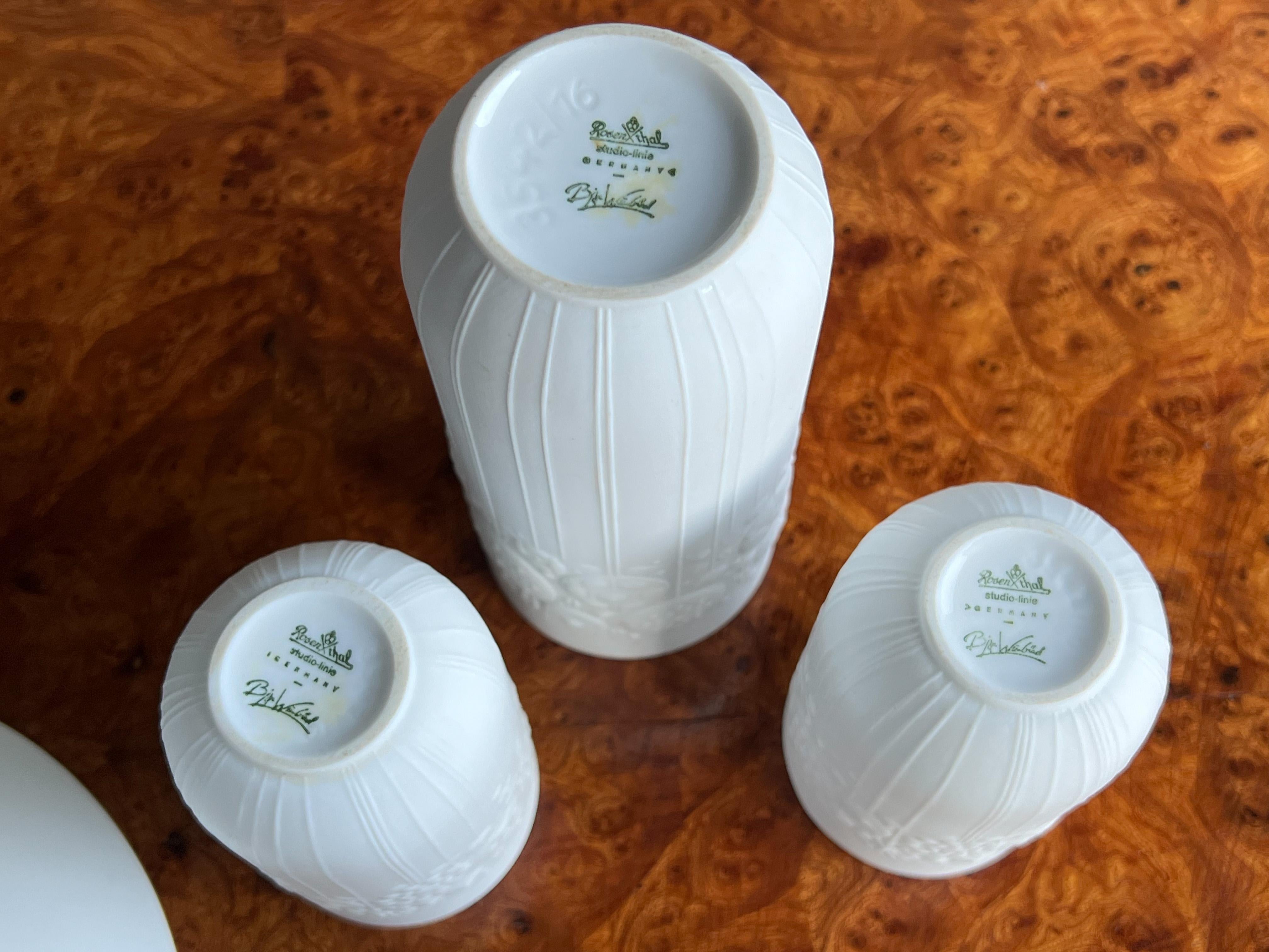 Lovely Group of Porcelain Kaiser/Rosenthal-Germany Björn Wiinblad, Manfred Frey For Sale 12