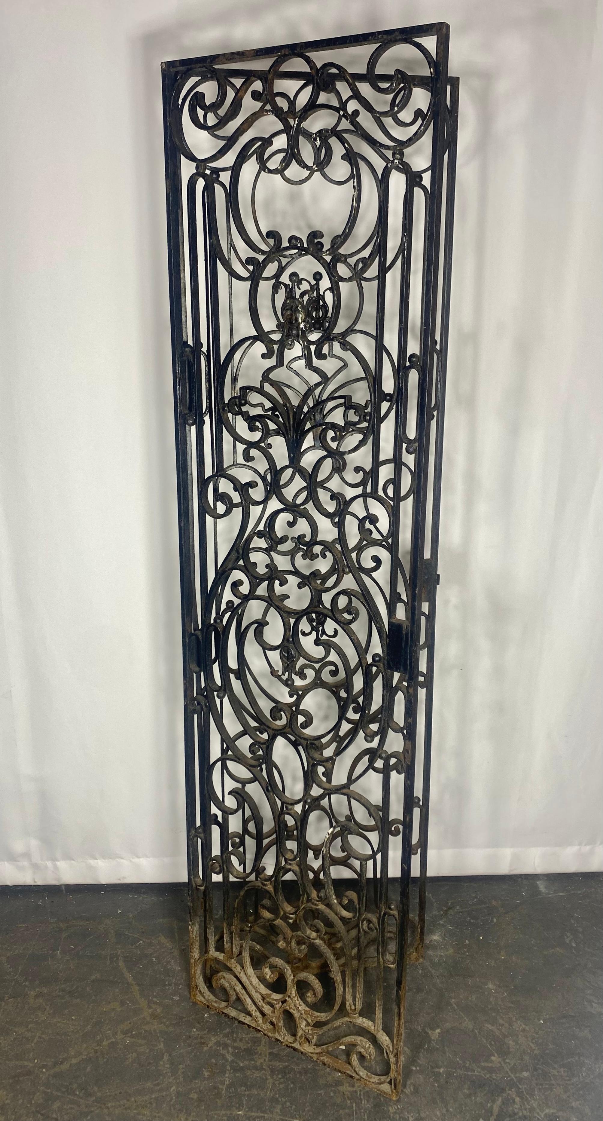 Lovely Hand Forged Wrought Iron Filigree Screen Room Divider, Garden elements,, Amazing quality and construction,, 