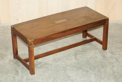 Lovely Hardwood Kennedy Harrods London Military Campaign Coffee Cocktail Table