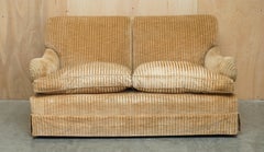 LOVELY HOWARD & SON'S / CHAIRS LTD CUSHONES DE ASIENTO RELLENOS DE CUERO PARA SOFÁ DE DOS ASIENTOS