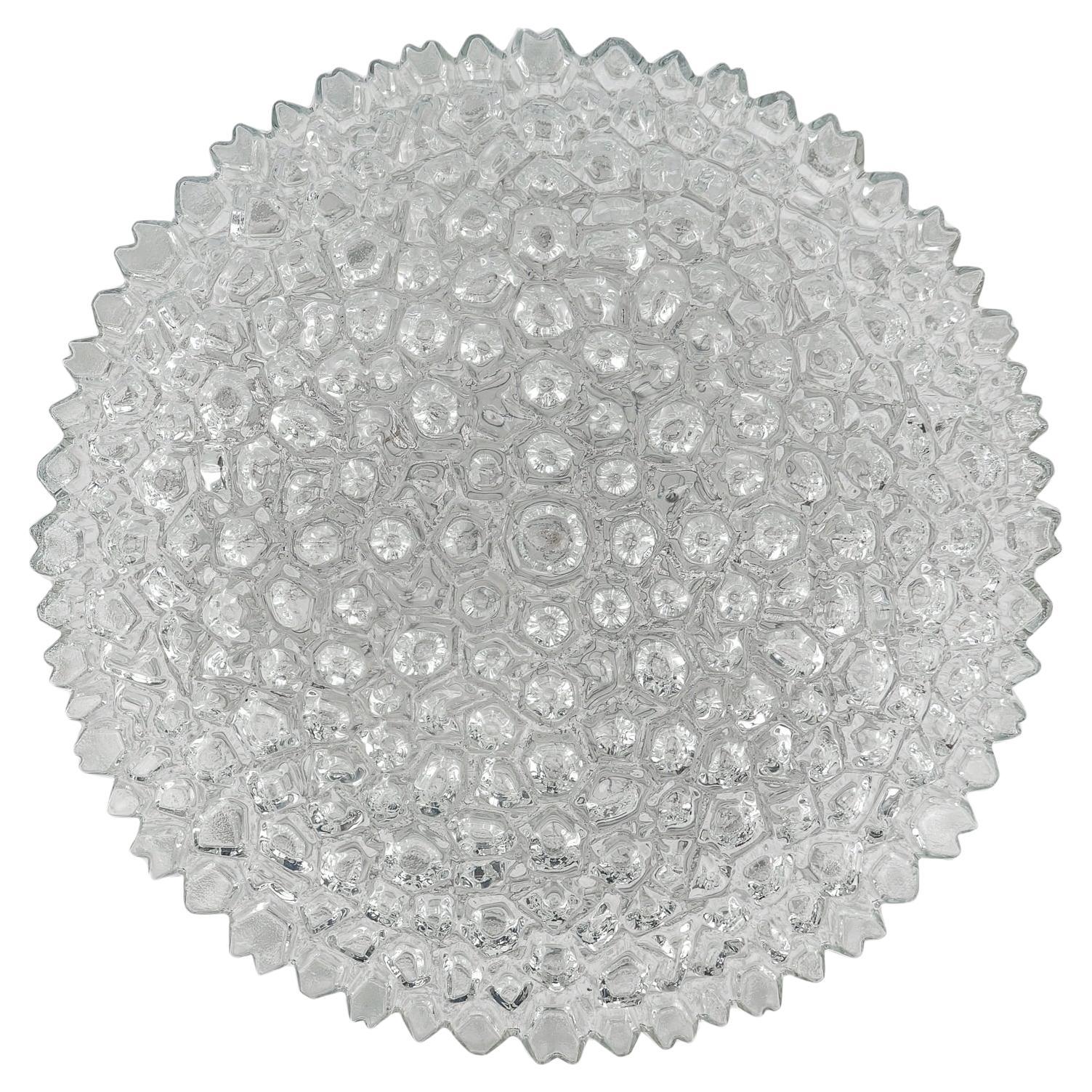 Lovely Huge Bubble Glass Flush Mount Lamp by Helena Tynell for Limburg, G