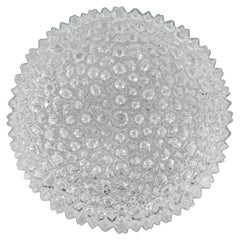 Lampada ad incasso in vetro a bolle d'aria di Helena Tynell per Limburg, G