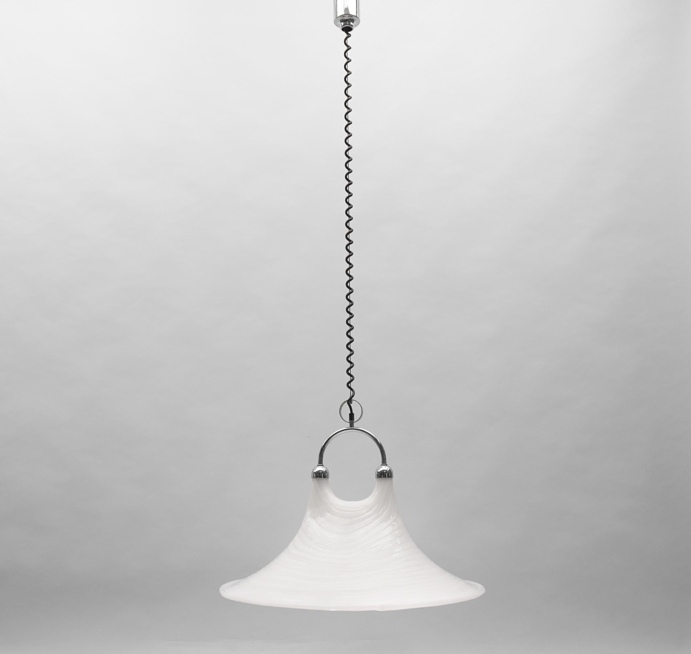 Énorme lampe organique de Gebrüder Cosack, datant des années 1970, d'une grande modernité du milieu du siècle dernier en vente 4