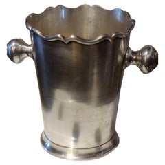  Lovely Impressive Antique English Silver Plate Large Handled Ice Bucket