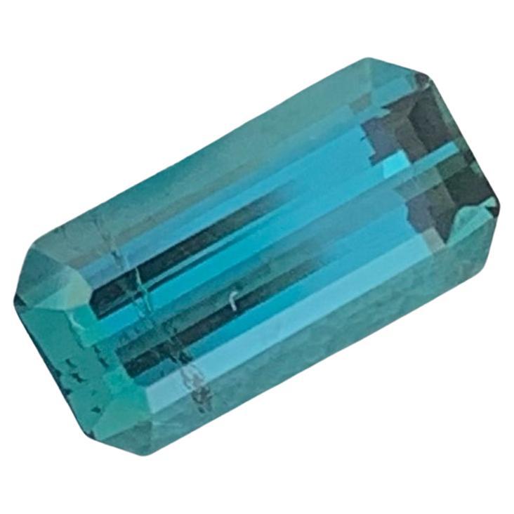 Jolie tourmaline indicolite pierre précieuse non sertie de 1,50 carat Finegems en vente