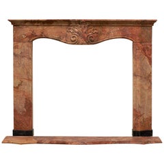 Antique Lovely Italian Fireplace Mantel