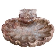 Lovely Italian Shell-Form Blush Marble Font