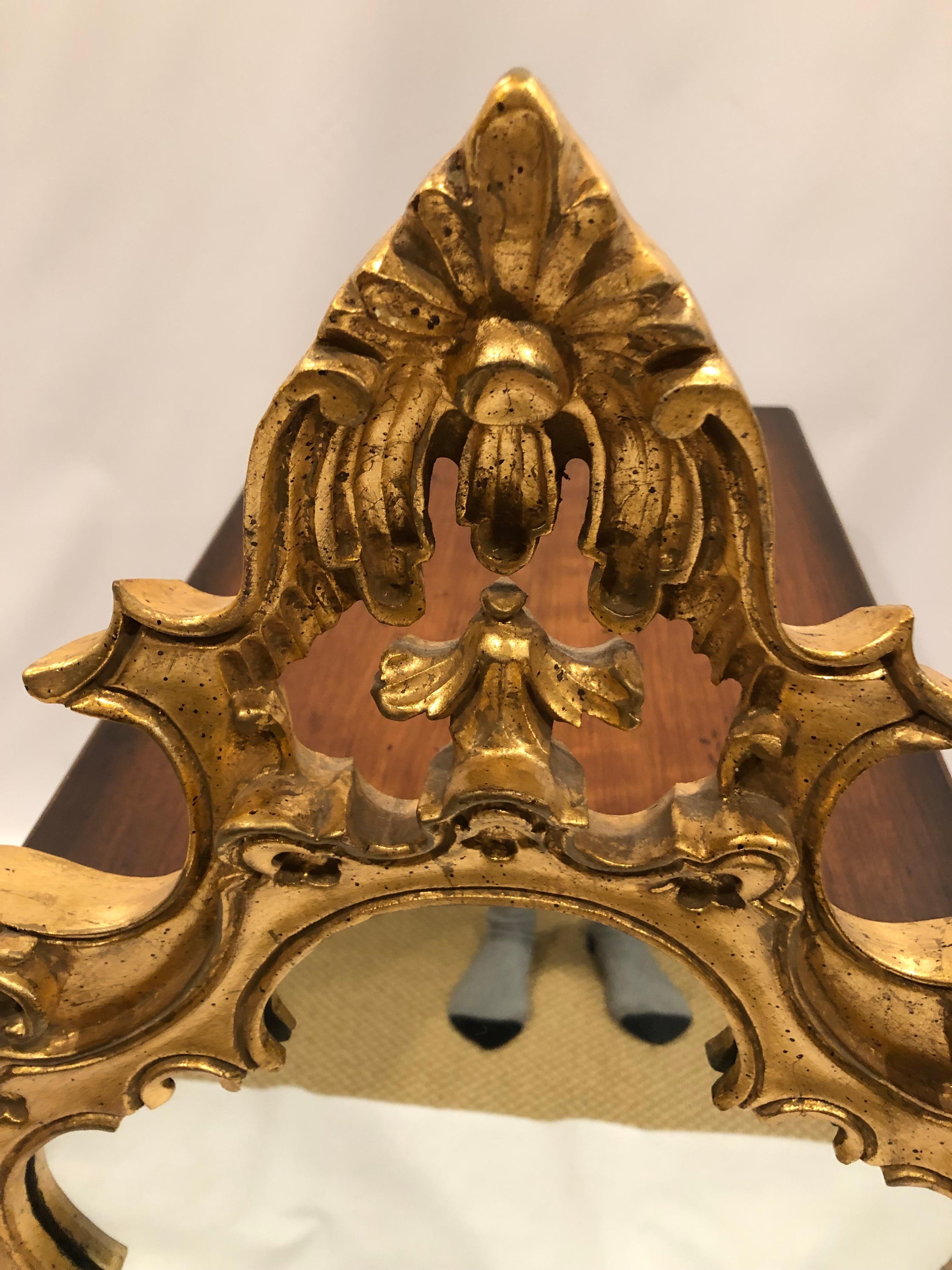 Lovely Labarge Giltwood Mirror In Good Condition In Hopewell, NJ