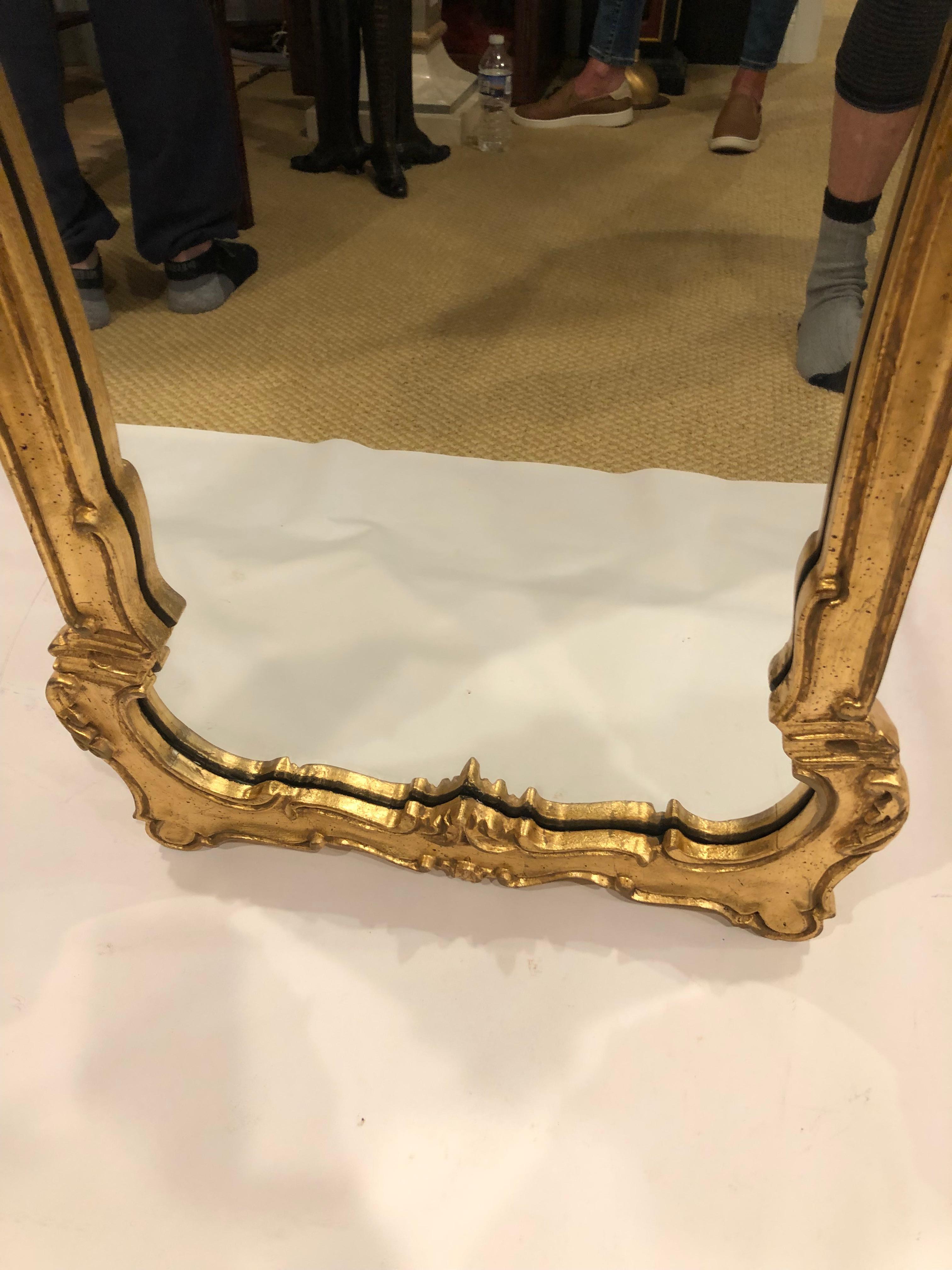 Contemporary Lovely Labarge Giltwood Mirror