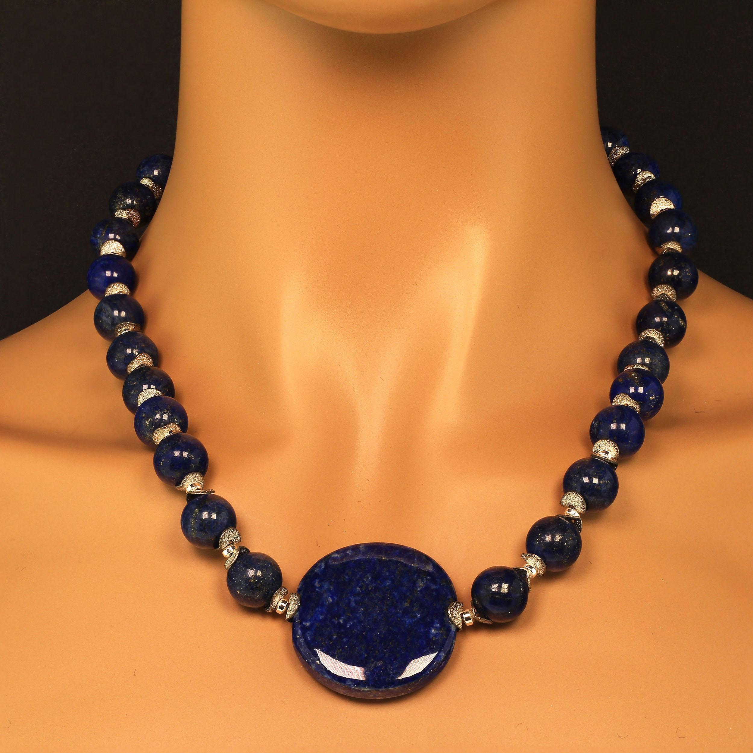 AJD Lovely Lapis Lazuli Necklace 1
