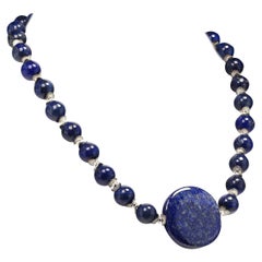 AJD Lovely Lapis Lazuli Necklace