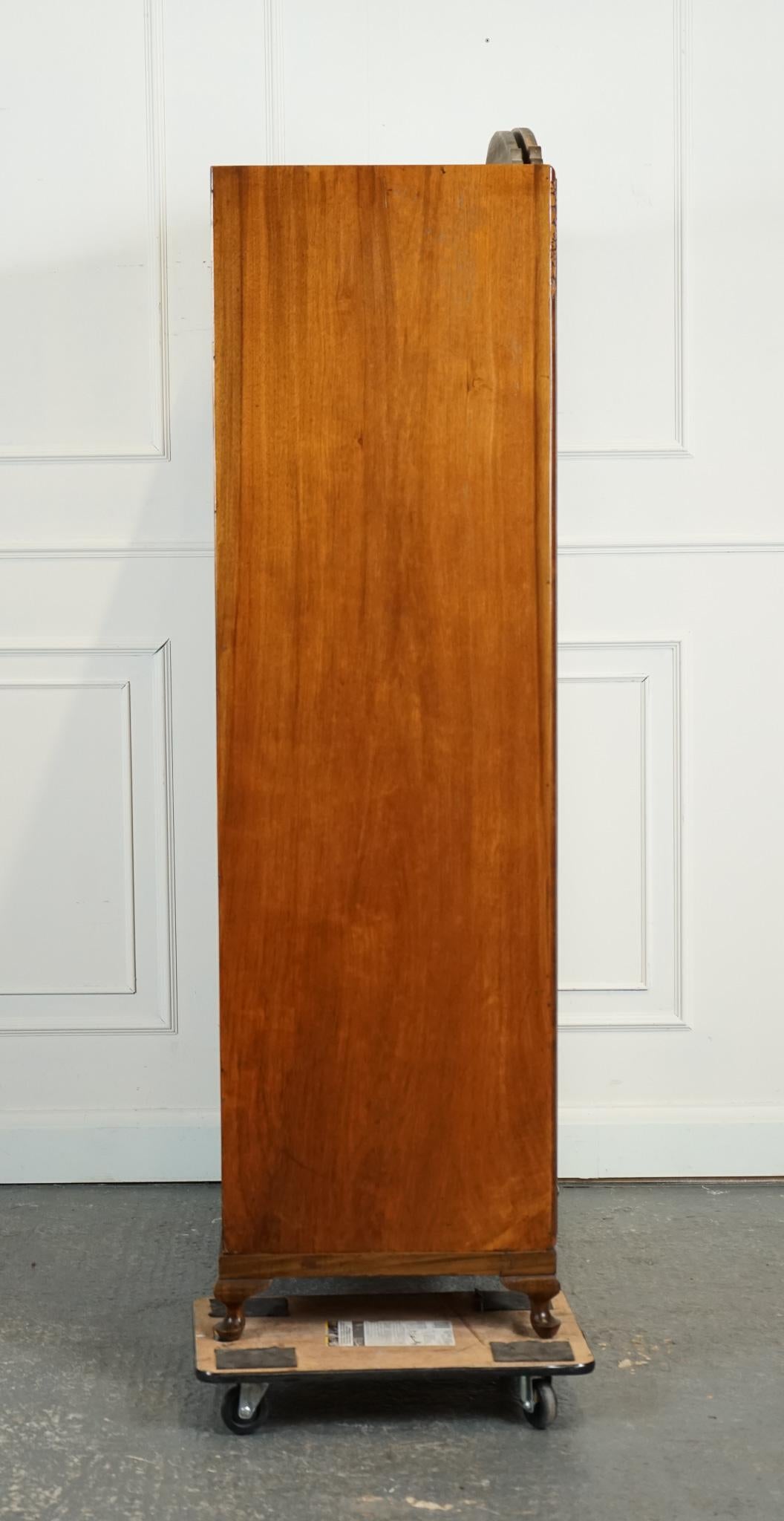 LOVELY LARGE ART DECO BURR WALNUT WARDROBe 6