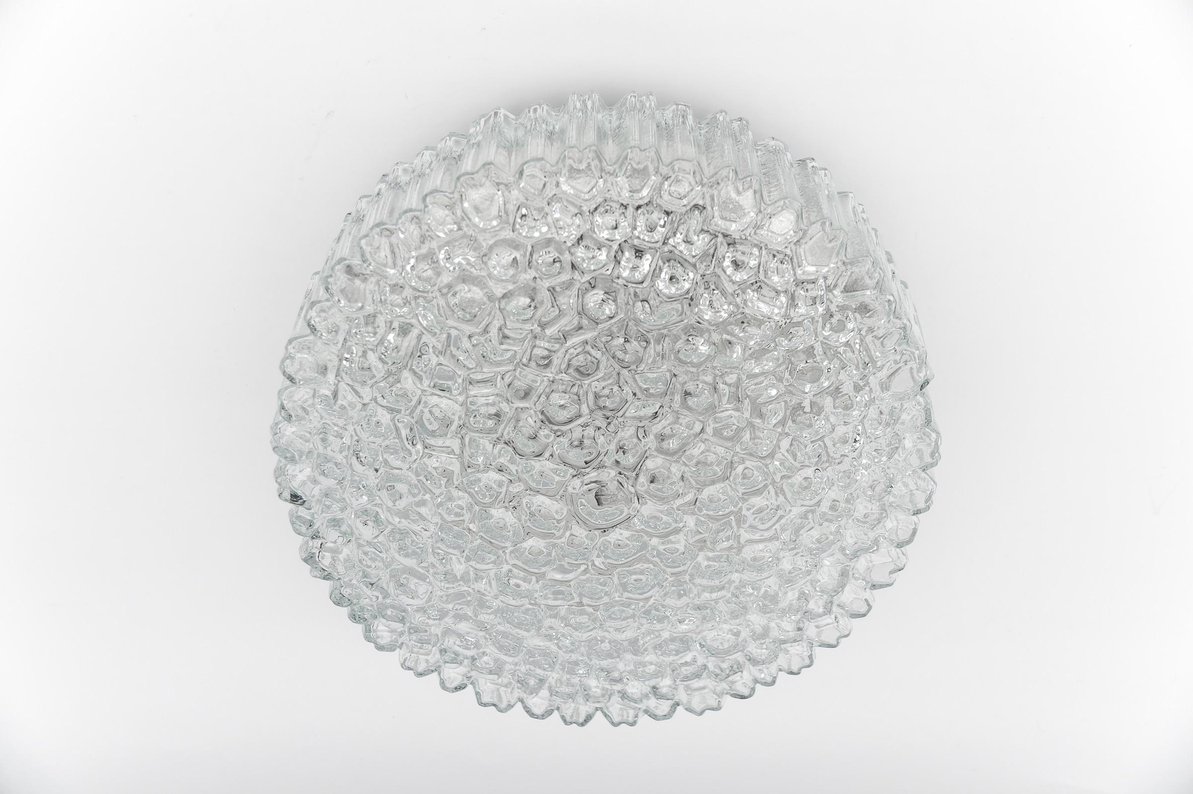 1. of 2 Lovely Large Bubble Glass Flush Mount Lamp by Helena Tynell for Limburg (en anglais seulement) en vente 2
