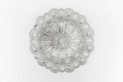 Lovely Large Bubble Glass Wall Lamp or Flush Mount Light, 1960s Germany