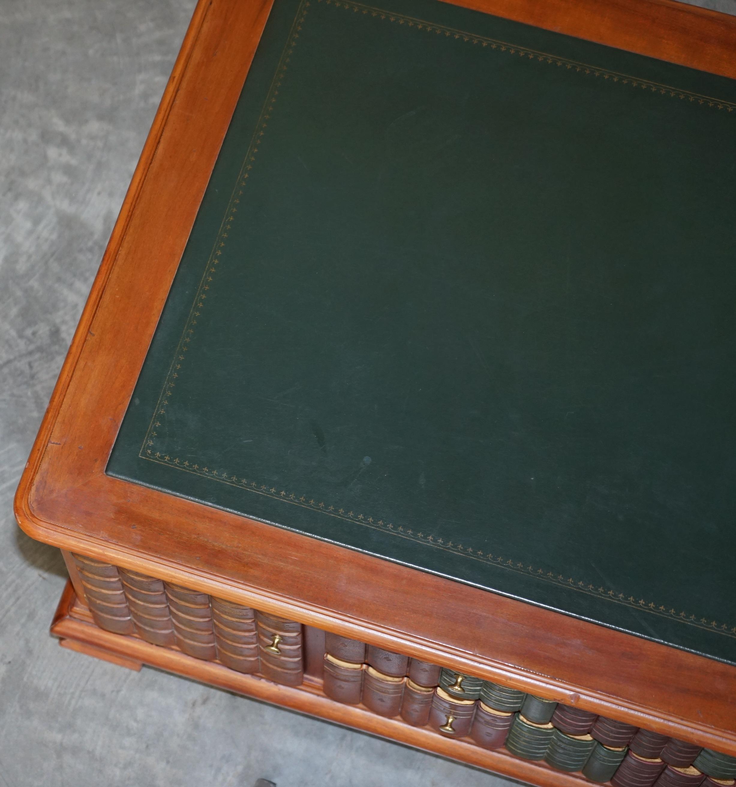 20th Century Lovely Large Faux Book Scholars Library Coffee Table with Large Internal Storage
