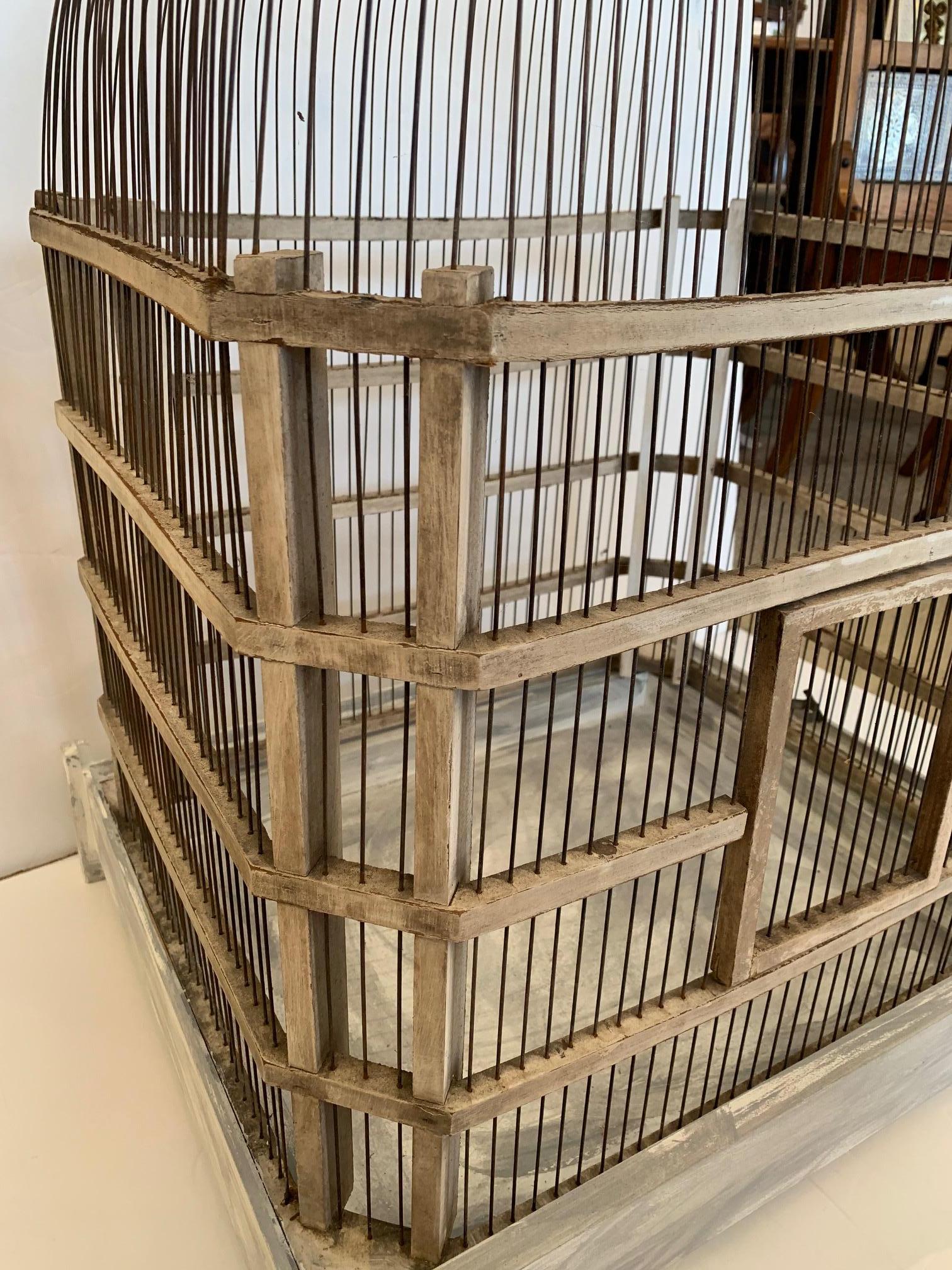 vintage style bird cage