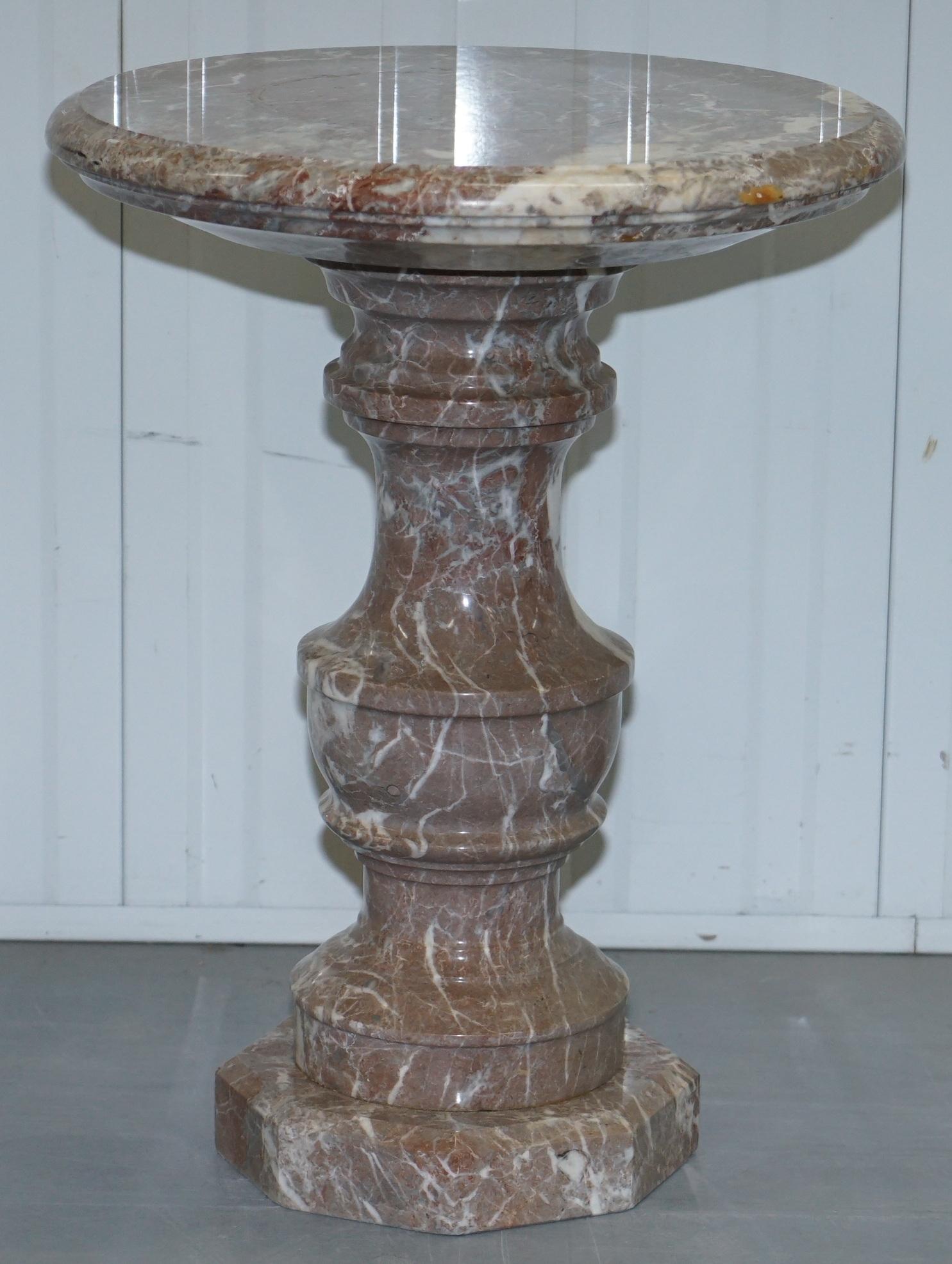Wimbledon-Furniture is delighted to offer for sale this lovely large solid marble side end lamp wine table

Please note the delivery fee listed is just a guide, it covers within the M25 only, for an accurate quote please send me your postcode

I