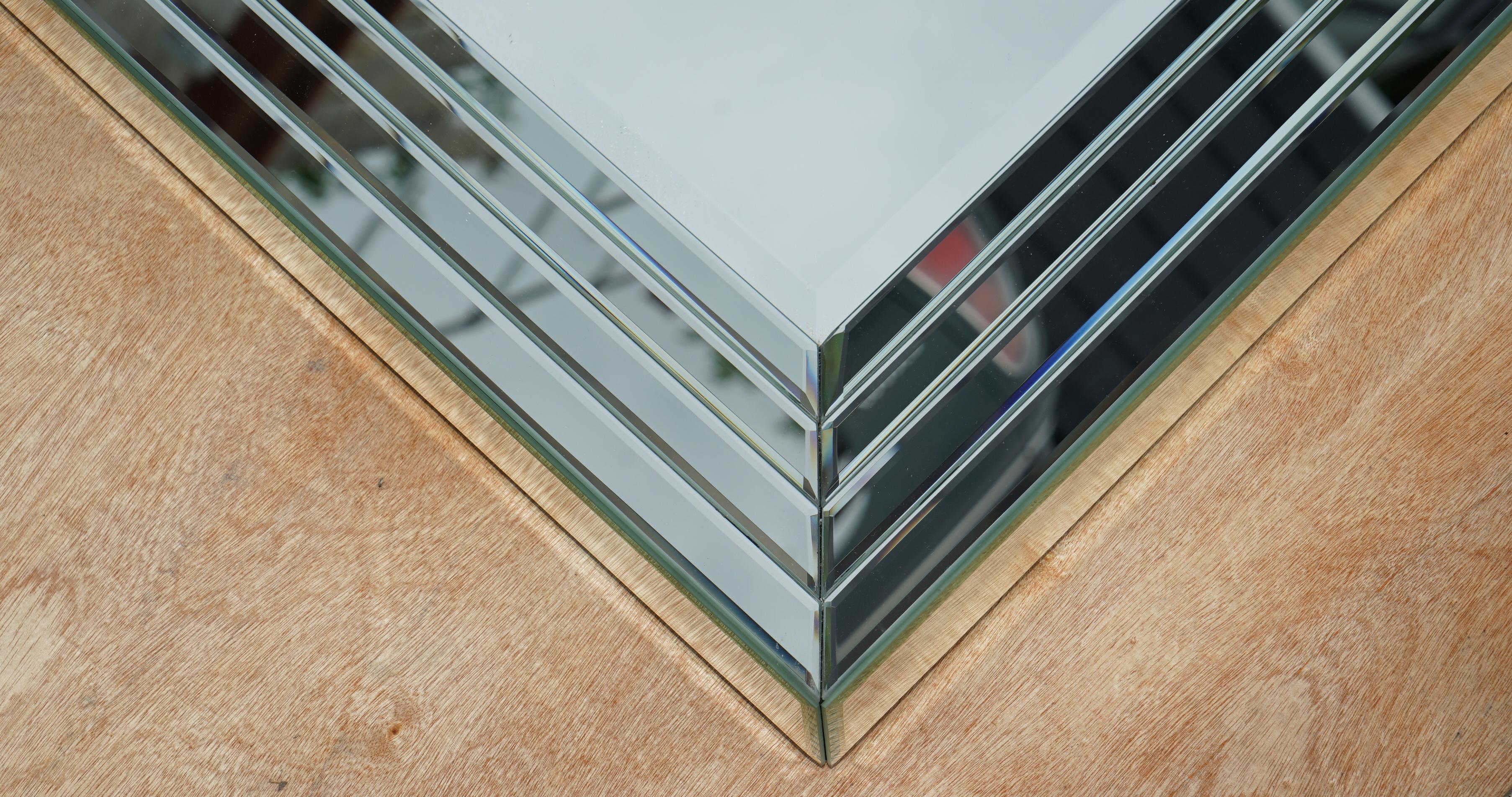 triple bevelled mirror