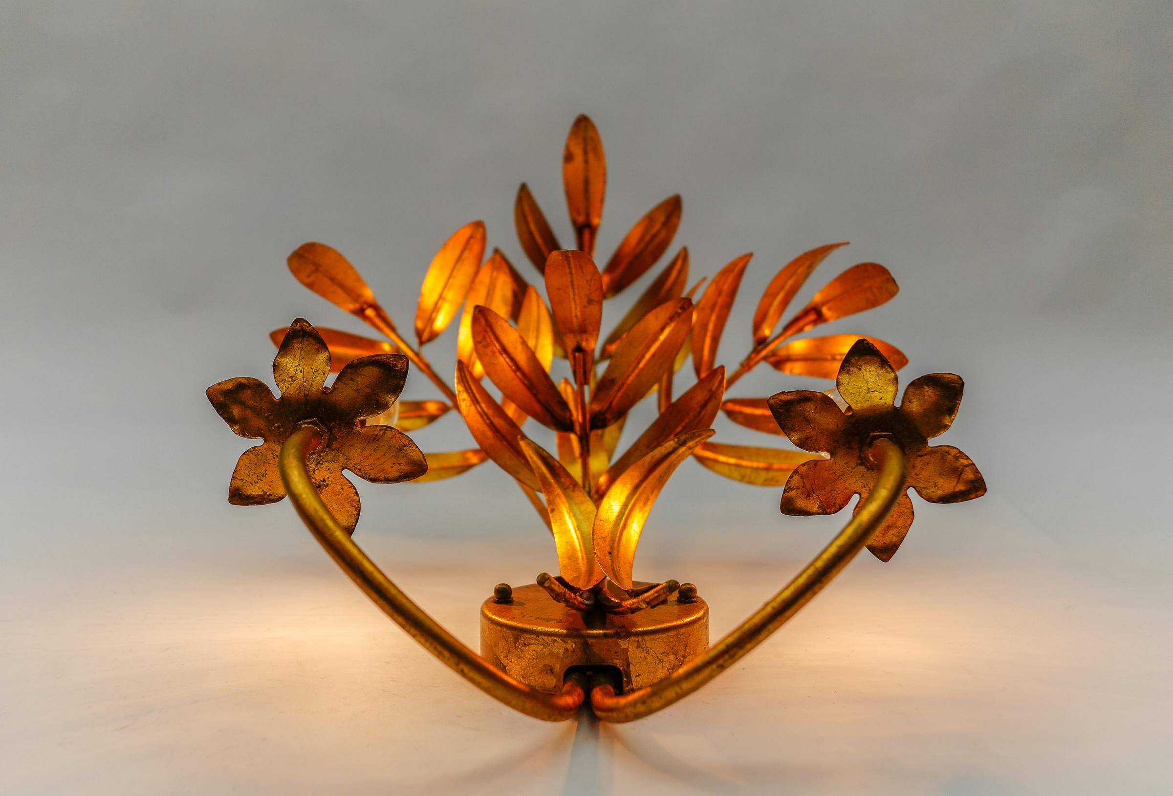 Lovely Large Wall Light by Hans Kögl, Germany 1970s For Sale 3