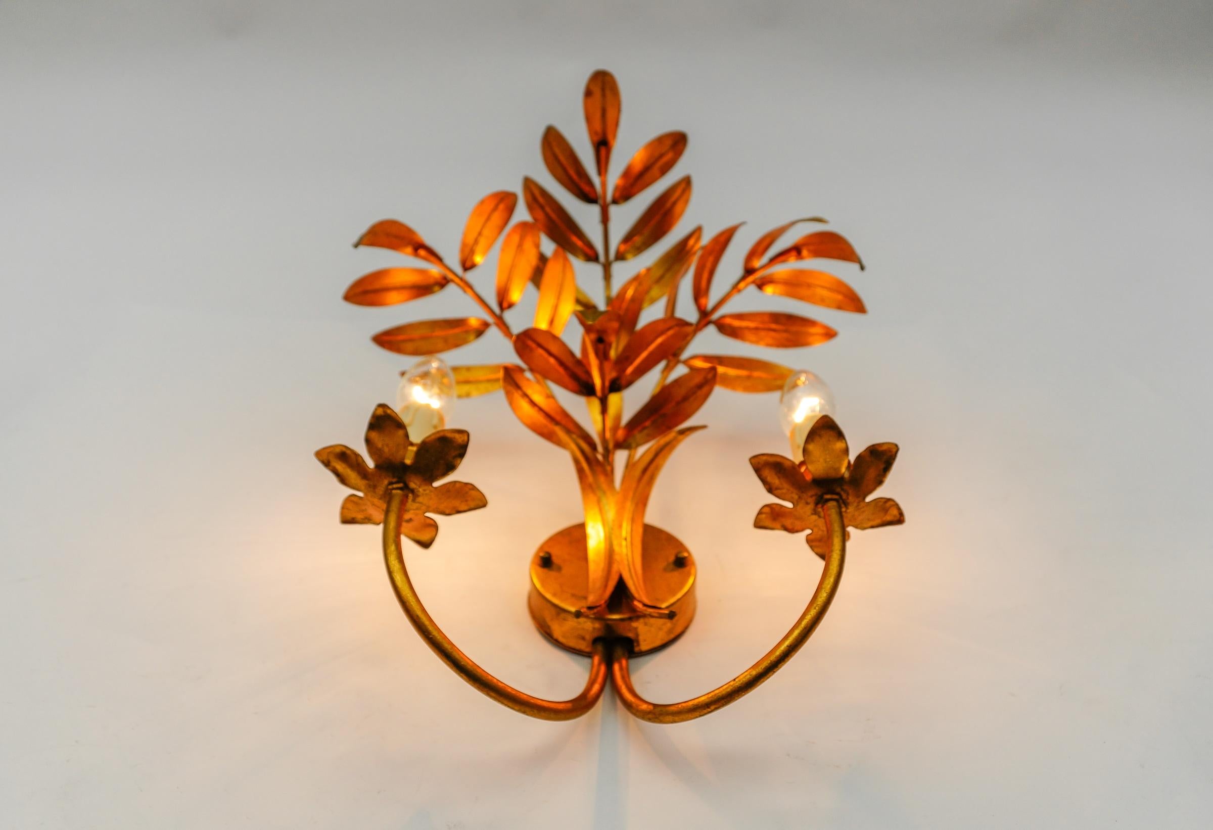 Lovely Large Wall Light by Hans Kögl, Germany 1970s For Sale 1