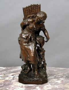 Lovely Late 19th Century Bronze Sculpture by Mathurin Moreau