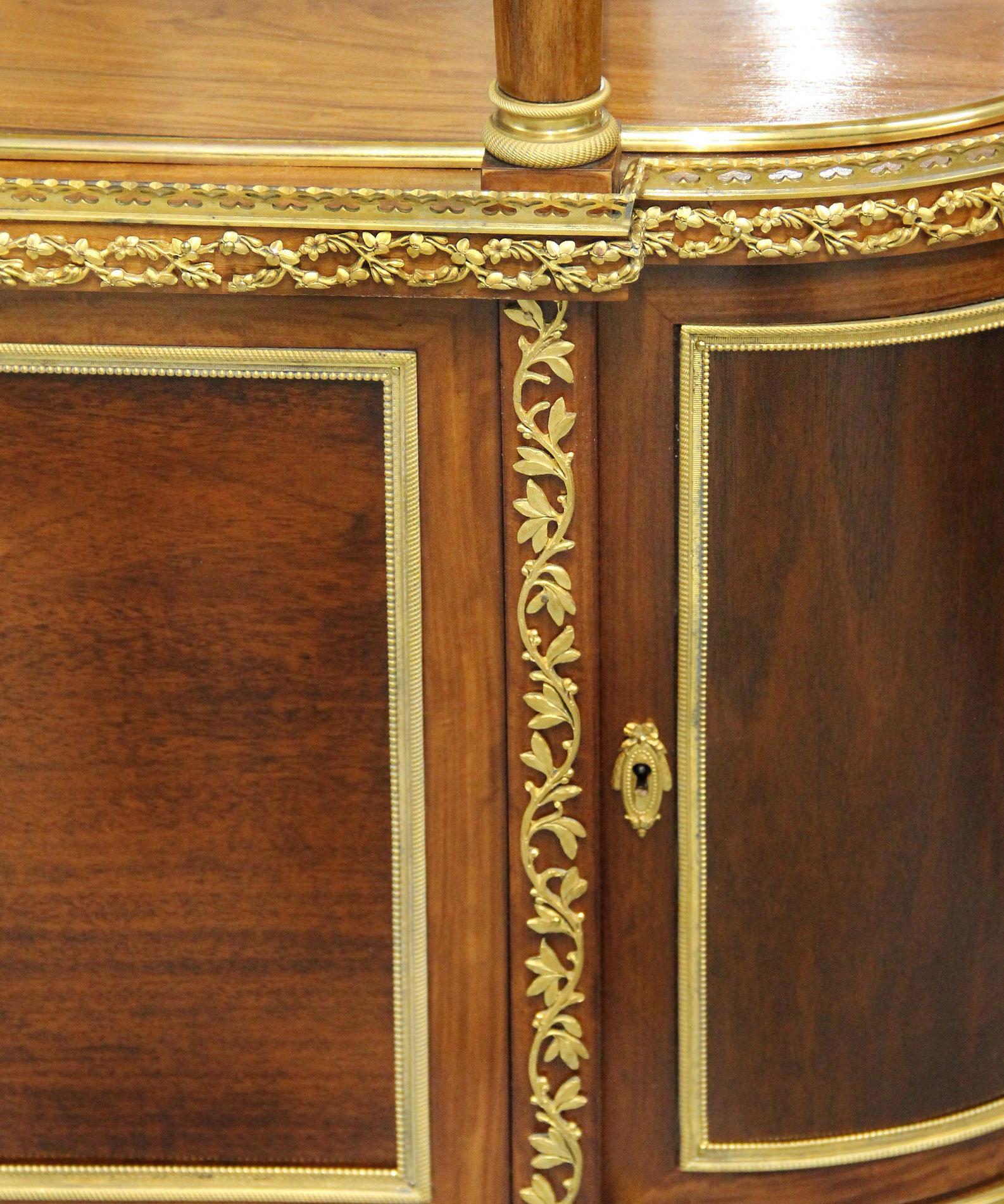Gilt Lovely Late 19th Century English Cabinet / Server by Hampton & Sons For Sale