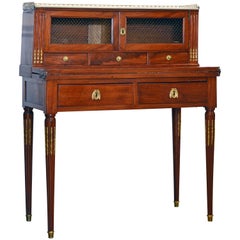 Lovely Late 19th Century French Louis XVI Style Bonheur du Jour or Writing Desk