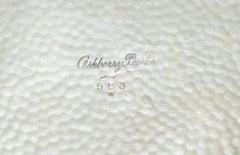 LOVELY LIBERTY'S LONDON STYLE ASHBERRY PEWTER PEWTER PLATE WITH CABOCHON STONEs