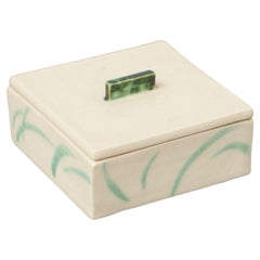Lovely Lidded Art Deco Ceramic Box 1930s