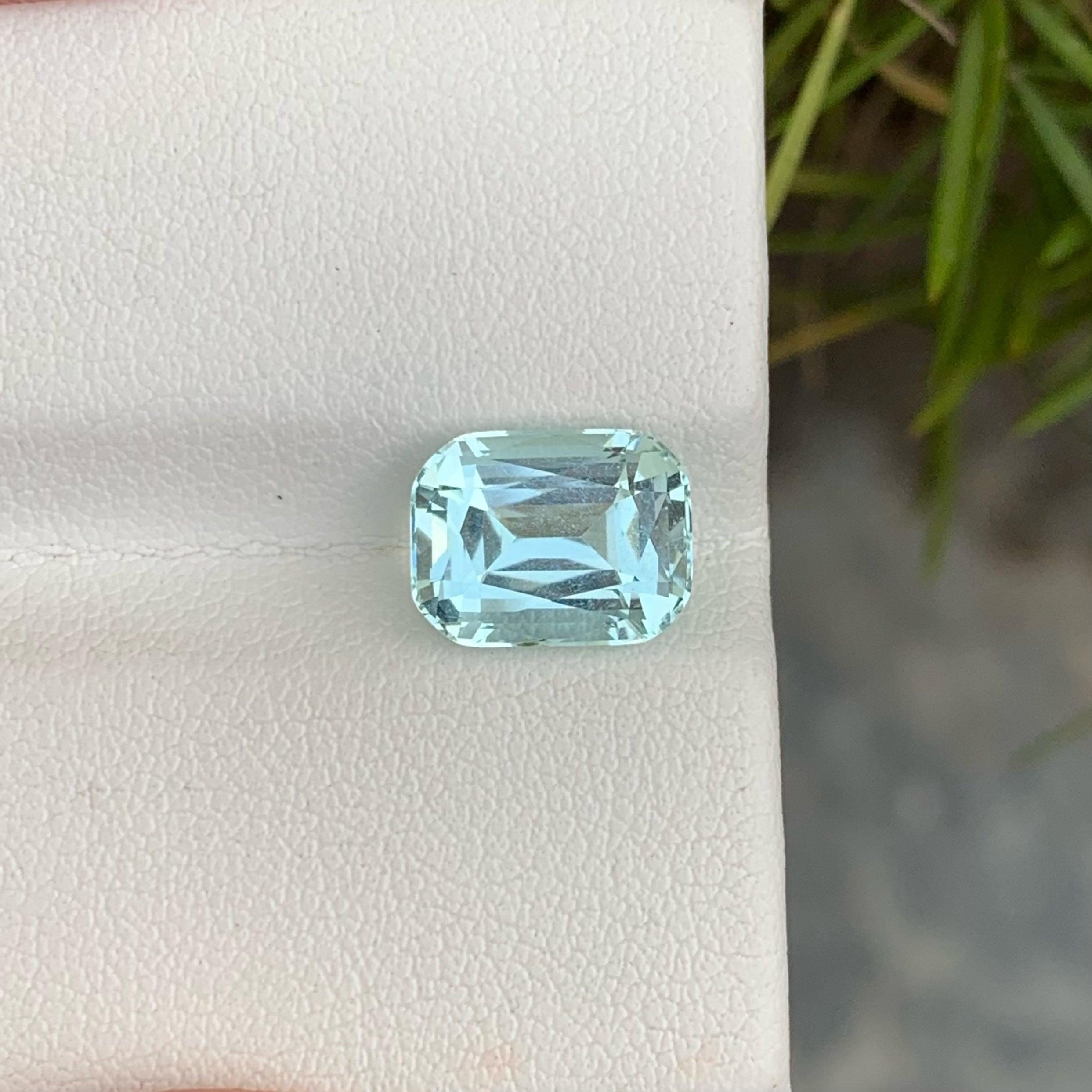 light aquamarine stone