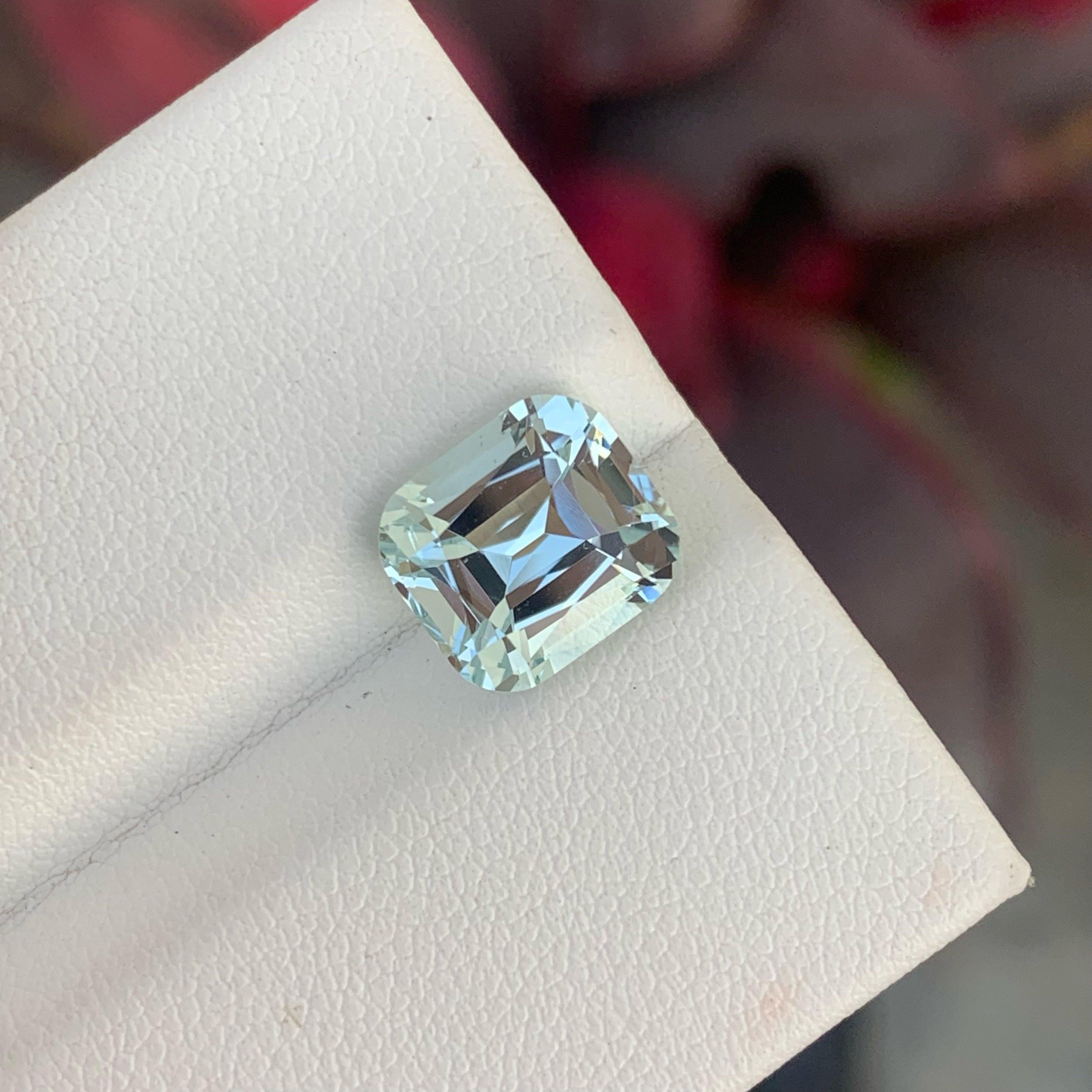 Lovely LightBlue Aquamarine Loose Gemstone, available for sale at wholesale price natural high quality 3.60 Carats Loupe Clean Clarity Loose Aquamarine from Pakistan.

Product Information:
GEMSTONE NAME:	Lovely LightBlue Aquamarine Loose