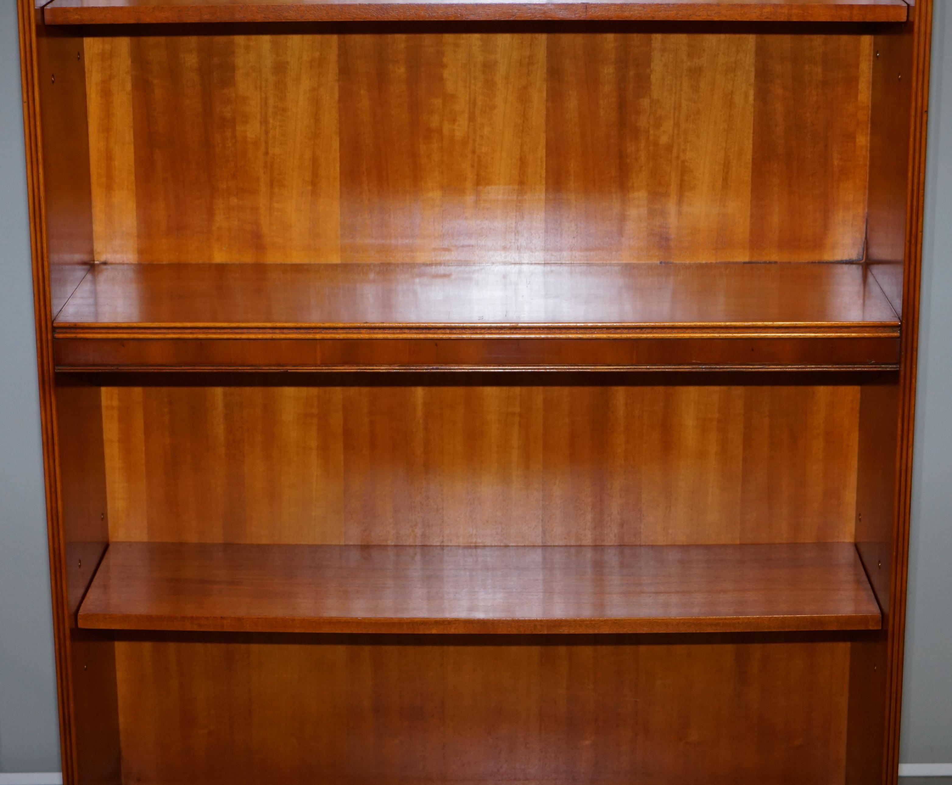 Modern Lovely Matching Pair of Bradley Library Bookcases with Height Adjustable Shelves
